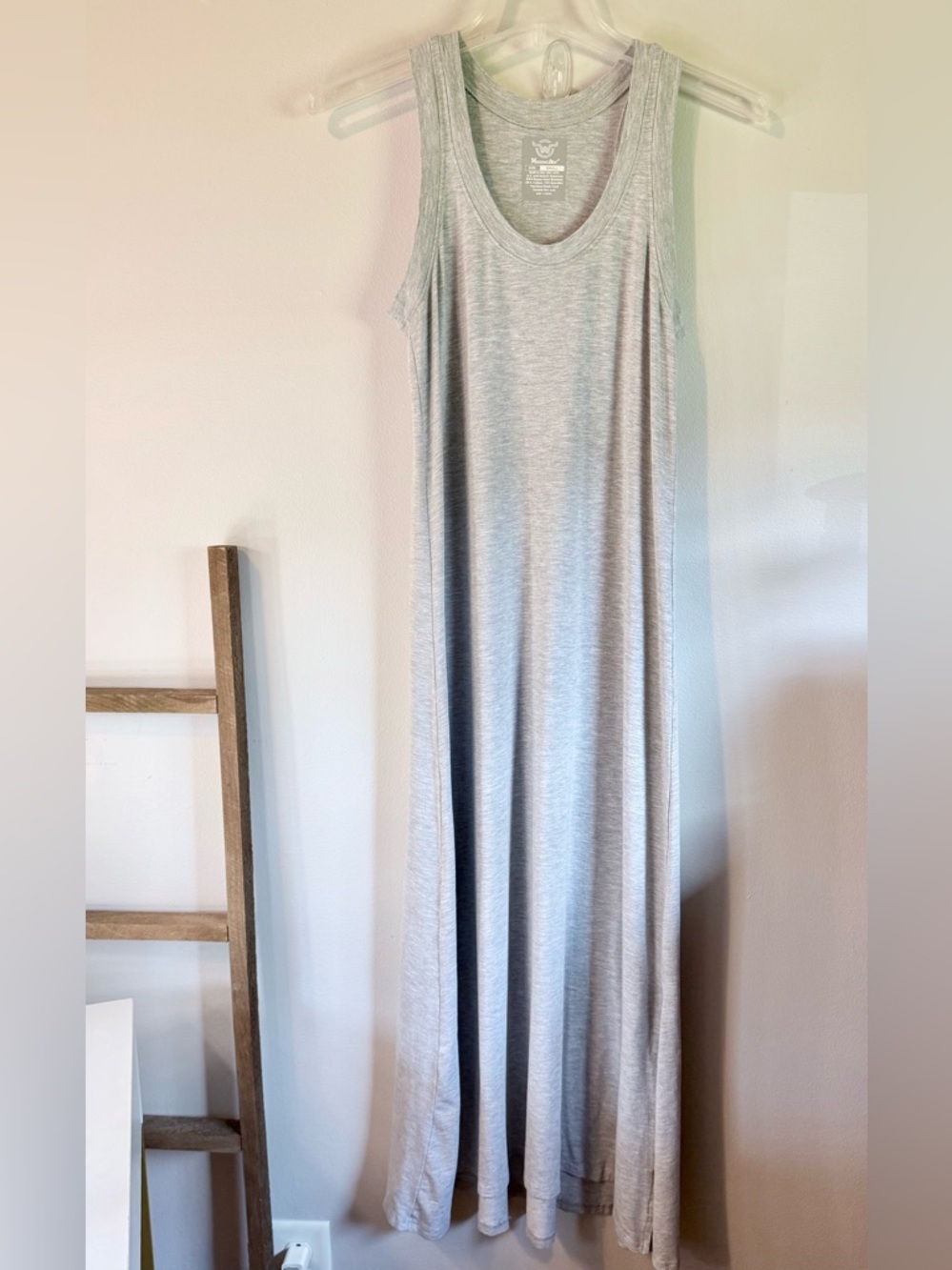 Moosejaw Light Grey Lakeside Maxi Dress